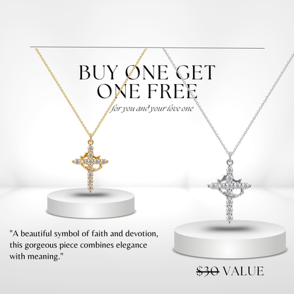 Cross & Crown Necklace