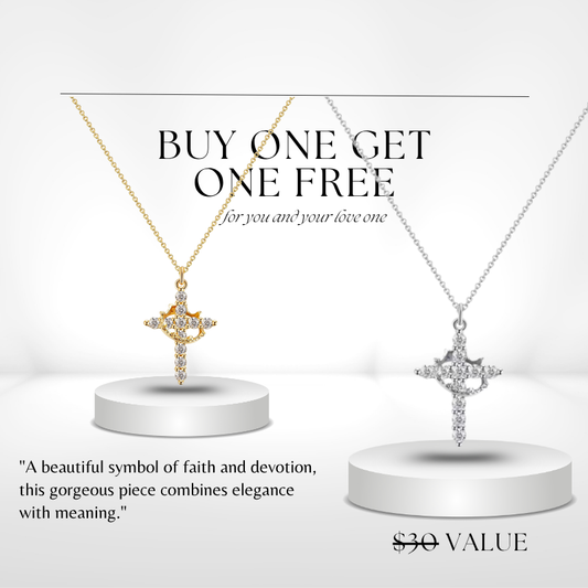 Cross & Crown Necklace