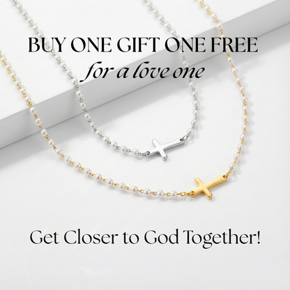 Pearl Cross Necklace