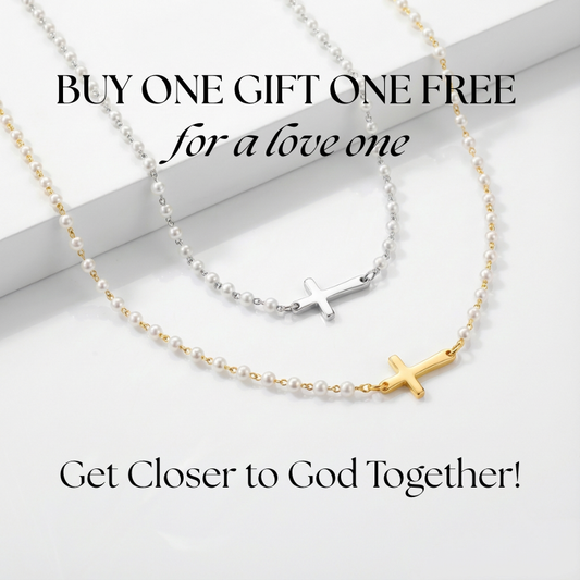 Pearl Cross Necklace